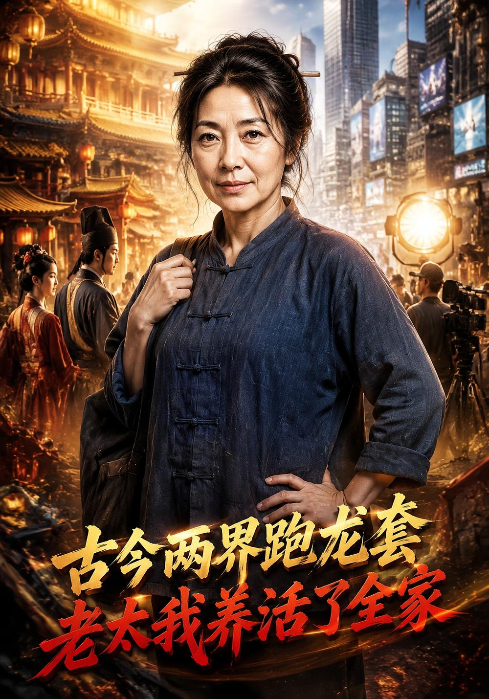 古今两界跑龙套，老太我养活了全家封面图